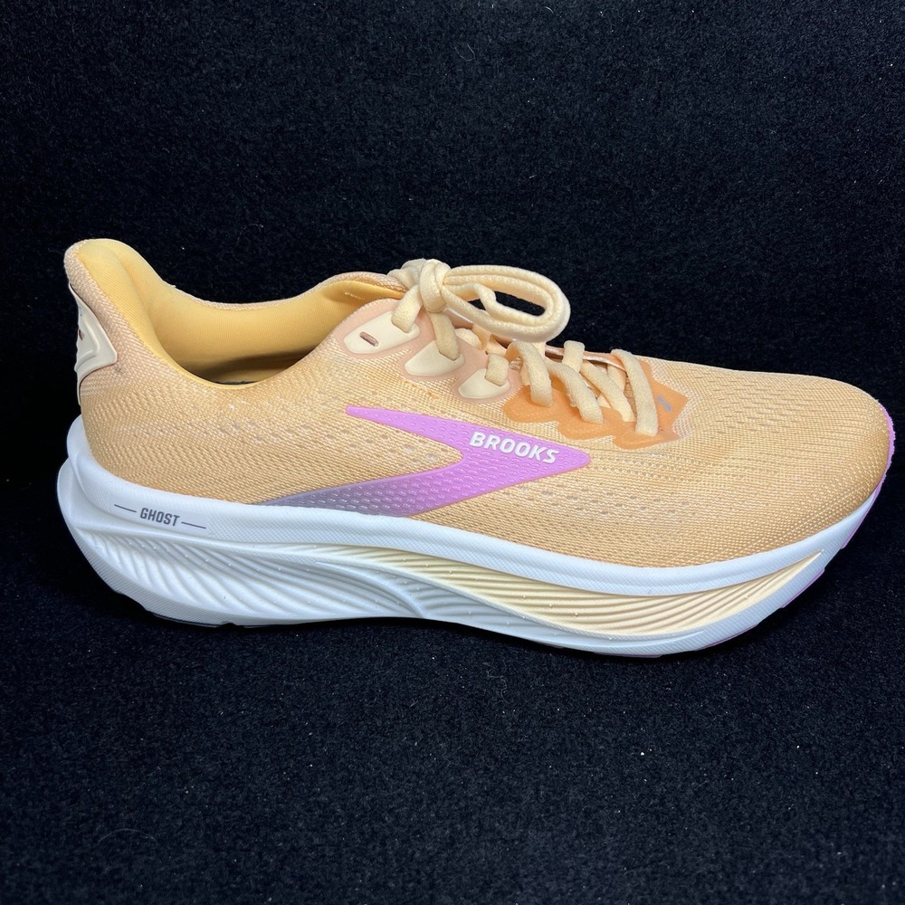 Amputee Right Shoe Only Brooks Ghost 17 Orange Pink Size 7.5B 1204311B810